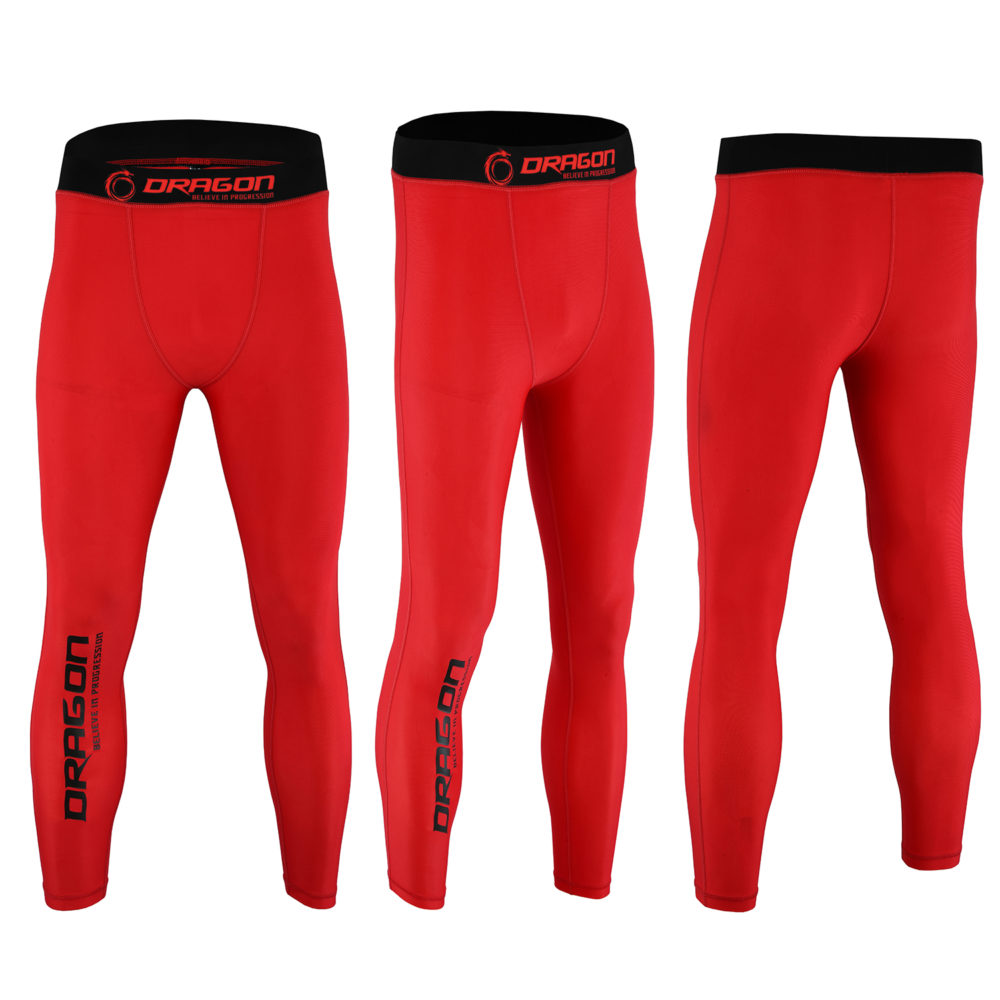 Men's Red compression pants